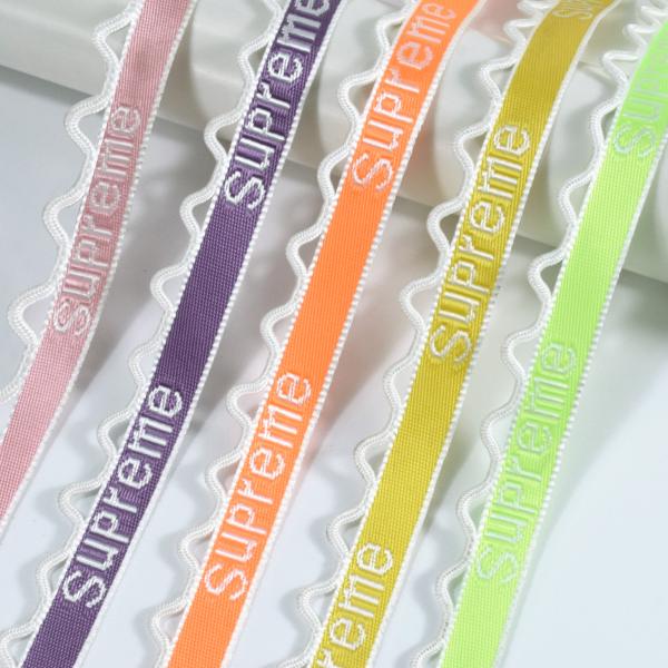 Webbing free design custom printed polyester webbing strap jacquard pattern