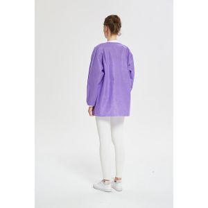 S&J Color custom designs Disposable SMS Lab Coat men and women Lab jacket