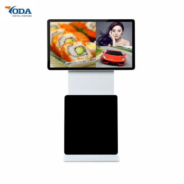 Capacitive Rotating Touch Screen Monitor Free LCD Advertising 380cd/m2