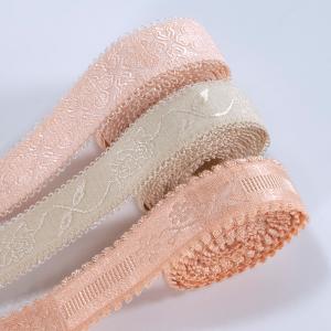 High quality custom jacquard bra elastic nylon spandex soft underwear bra strap for underwear
