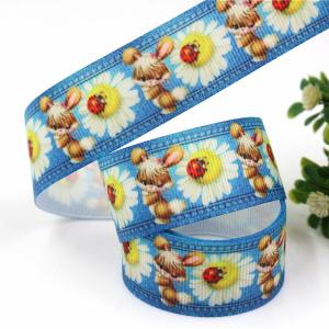 3''Custom Ribbon Cartoon Printing Ribbon Printed For Hair Bow