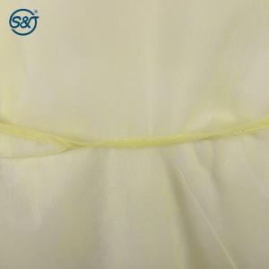 25g Impermeable Isolation Gown Disposable PPE Gowns For Sale Polyethylene Coated