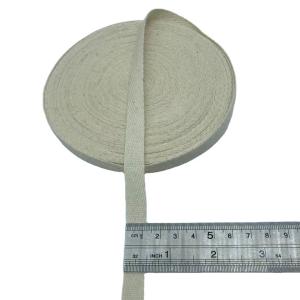 China factory wholesale Herringbone Cotton Webbing Plain Woven Sewing Fold Over