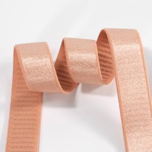 custom shiny jacquard pattern printed nylon elastic bands non-slip plush women