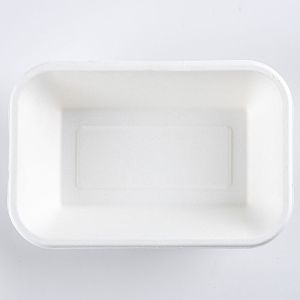 Rectangle 32oz Disposable Catering Trays With Lids Food Plant Pattern