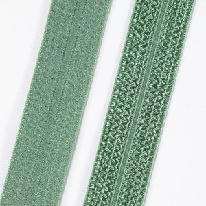 Stretch Custom Printed 15mm fold over elastic bias binding tape for garment bias