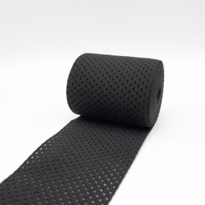 custom black medical elastic band fish silk elastic for waist trainer back