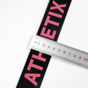 Underwear elastic custom nylon polyester jacquard waistband soft elastic