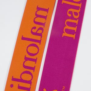 Sublimation elastic waistband woven & knitted jacquard custom printed designer