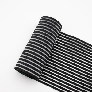 160mm black monofilament elastic band fish silk elastic webbing tape for clothing accessories