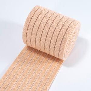 10cm High elasticity breathable super wide woven water pattern elastic waistband