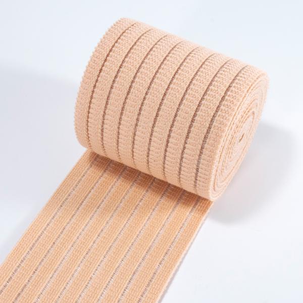 Medical sports custom wide soft woven elastic waistband for medical wrist strap