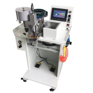 Rivet Nail Pearl Attaching Punching Machine , Automatic Beads Fixing Machine For