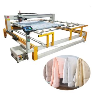 Moving head mattress automatic bed cover making machine home used cotton quilt
