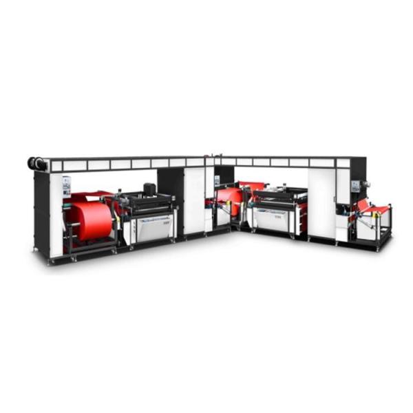 Roll To Roll Automatic Screen Printing Machine , High Quality Single Color Non