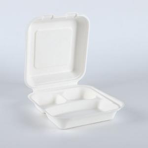 Disposable Food Packaging Pulp Sushi Biodegradable Tableware of Sugarcane
