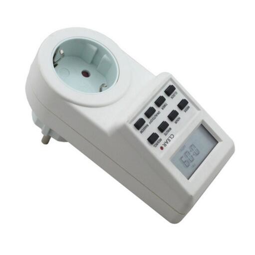 Programmable Timer Switch Socket with Clock Summer Time Random Function new