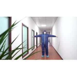 China S&J OEM Protective Coverall High Quality Polyester Coverall and SMS/PP/Microporous Material PPE Coverall Suit on sale