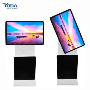 Cheap Premium HD Touch Monitor Rotating Digital Floor Standing Advertising Display for sale