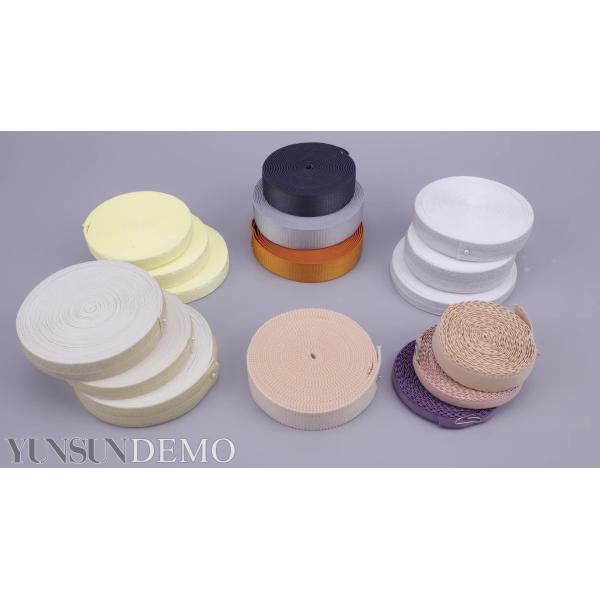 Factory non-slip gold shinny thread foldover elastic band binding tape ribbon