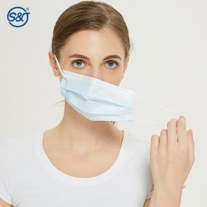 Anti Fogging Disposable Face Masks With Design 3 Ply Non Woven Face Mask