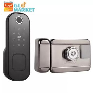 Glomarket Wholesale Tuya Smart Door Lock Phone App Control Fingerprint Digital