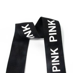 Soft customized printed jacquard sewing band bra elastic strap waistband for