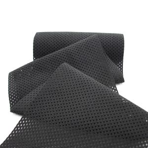 Strong wide woven elastic waistband fabric black fish elastic webbing band strap