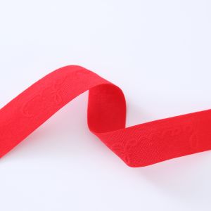 Nylon Elastic Band Spandex Nylon Cord Jacquard Tape webbing strap for Underwear