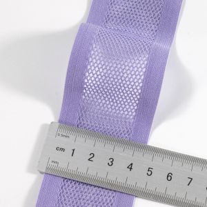 Breathable high elasticity nylon wide mesh elastic bra strap for clothing