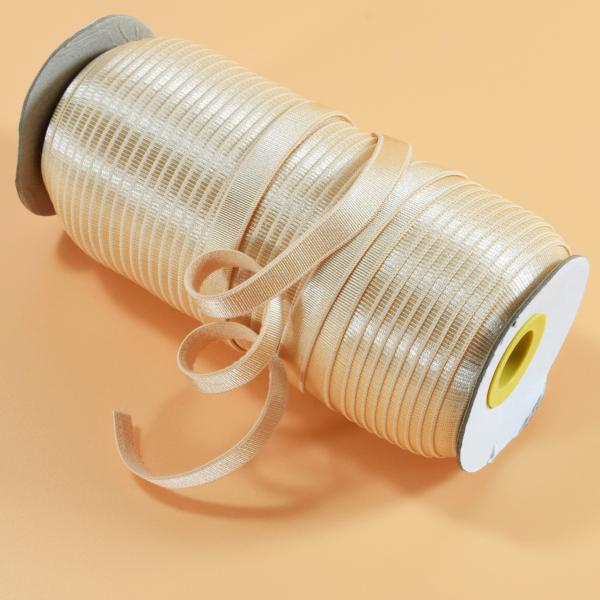 Fashion shiny nylon bra strap elastic shoulder strap adjustable elastic strap