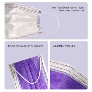 White list S&J Factory CE approved China medical mask supplier Type IIR 3ply