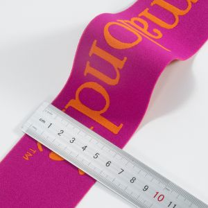 Custom printed jacquard underwear elastic band sewing waistband nylon band