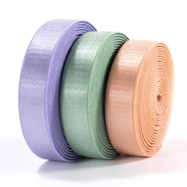 Women non-slip underwear shiny bra elastic strap adjustable plush lingerie bra