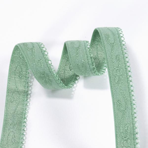 Quality Multi color 20mm custom pattern underwear nylon spandex jacquard bra elastic strap for clothing wholesale