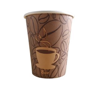 China Eco Friendly Personalized Disposable Coffee Cups Customized 8oz on sale