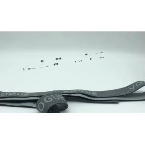 China Soft sewing customized printed jacquard elastic band underwear elastic tape for underwear boxer waistband Printed Webbing on sale