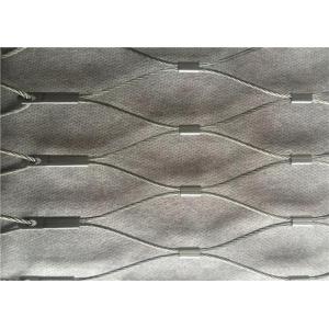 Cheap 7x19 Stainless Steel Wire Rope Mesh Strands Mesh 65mmx65mm Rigid Structure for sale