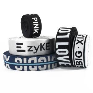 custom design jacquard bra elastic band webbing for clothing sport underwear elastic waistband