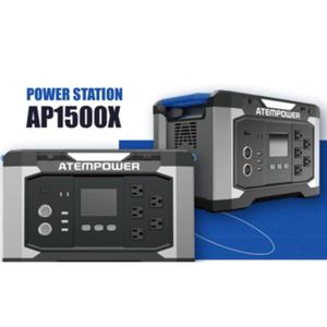 High Power 540WH 500W Portable Power Station AC 110V Outlet Solar Charging 12V