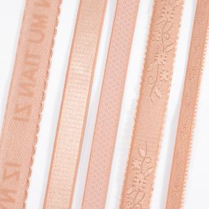 Cheap Soft women lingerie bra elastic band non-slip jacquard floral shoulder elastic replacement brassiere strap for sale