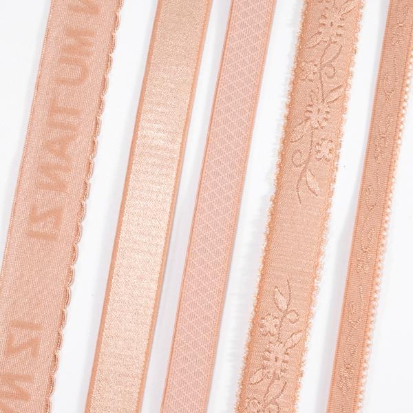 Soft women lingerie bra elastic band non-slip jacquard floral shoulder elastic