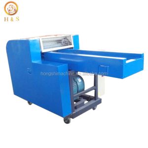 Plastic Cotton Non-woven fiber fabrics bag used clothes cutting shredding