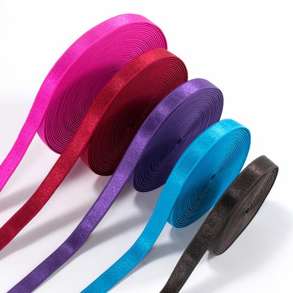 Quality 10mm Anti-slip shoulder straps picot edge elastic soft stain bra elastic band custom elastic for bra shoulder strap wholesale