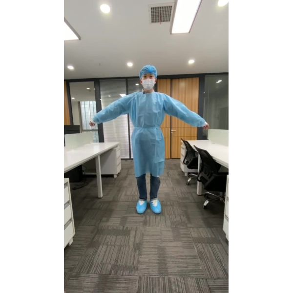 Quality S&J PP Disposable Protective Isolation Gowns wholesale