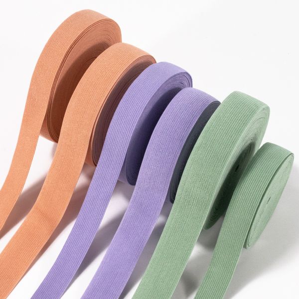 15MM High Elastic Knitted Fiat Rubber Band Waist Band Stretch Band For Sewing