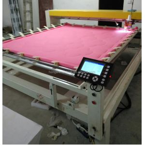 Continuous Type Single Head Quilting Leather Embroidery Machine Fiber Cotton