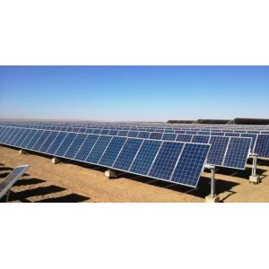 Self Cleaning 45 Degree Automatic 1 Axis Solar Tracker Mounting Structure