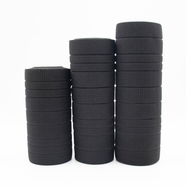 20cm durable custom pattern super wide black elastic waist straps bands for