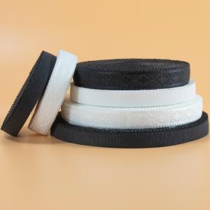 10mm Black White Anti Slip Plush Picot Edge Lingerie Elastic Stretch Band Nylon